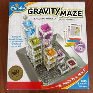 ThinkFun Gravity Maze – Falling Marble Logic Game